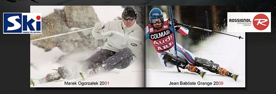 Rozkładówka magazynu SKI ze zdjęciem Marka Ogorzałka z 2001 roku